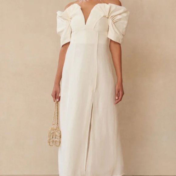 cult gaia Dresses & Skirts - Cult Gaia Muna Dress Off-White Size 4